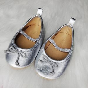 Old Navy Baby Silver Ballerina Shoes
